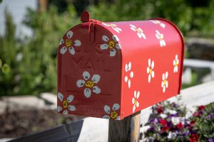 red mailbox