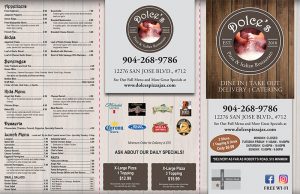 Menu Designed By Kessler Creative