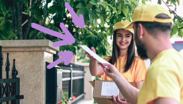 handing mail